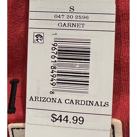 Men’s Arizona Cardinals Sweatshirt ~ Size: S ~ NWT - Picture 4 of 4